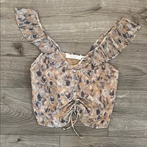 ASTR ruffle tank top